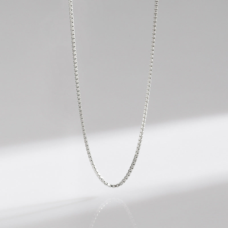 925スターリングシルバー イーヴィルアイ ハムサシンボル 繁栄と幸運のチェーンネックレスペンダント - ボックスチェーン - image 14