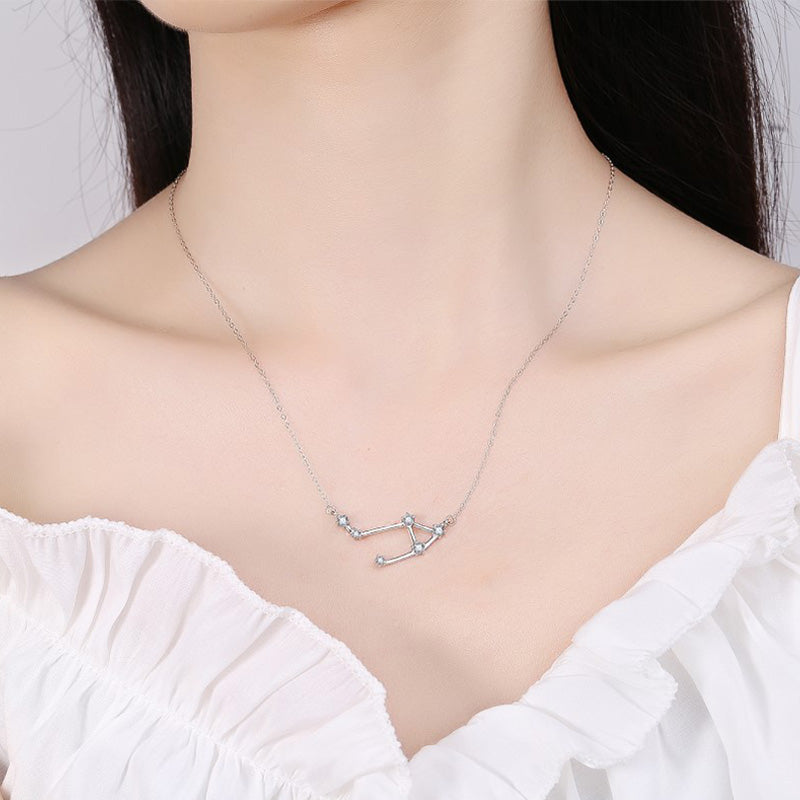 Buddha Stones925スターリングシルバー 12星座占星術祝福ネックレスペンダント - image 1