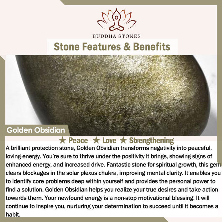 Buddha Stones925 スターリングシルバー十二支誕生仏天然金光沢 黒曜石 琥珀 富の守護ブレスレット - image 22