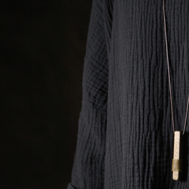 Buddha Stonesヴィンテージテクスチャデザイン真鍮銅富ネックレスペンダント - image 11