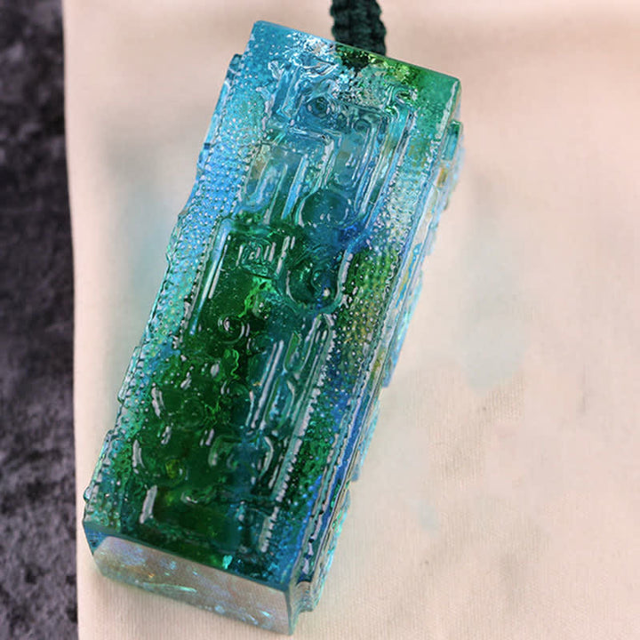 風水手作りLiuliクリスタルアートピースホームオフィス装飾