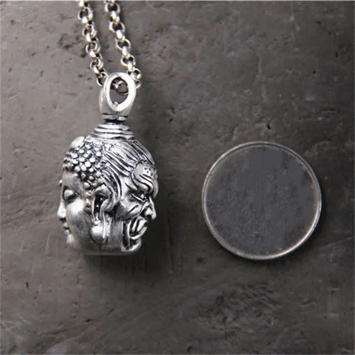 Buddha Stones999スターリングシルバー ブッダ デーモン セレニティ ネックレス ペンダント - image 6