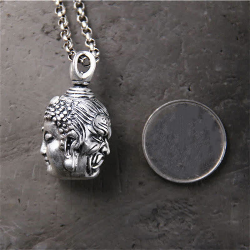 Buddha Stones999スターリングシルバー ブッダ デーモン セレニティ ネックレス ペンダント - image 5