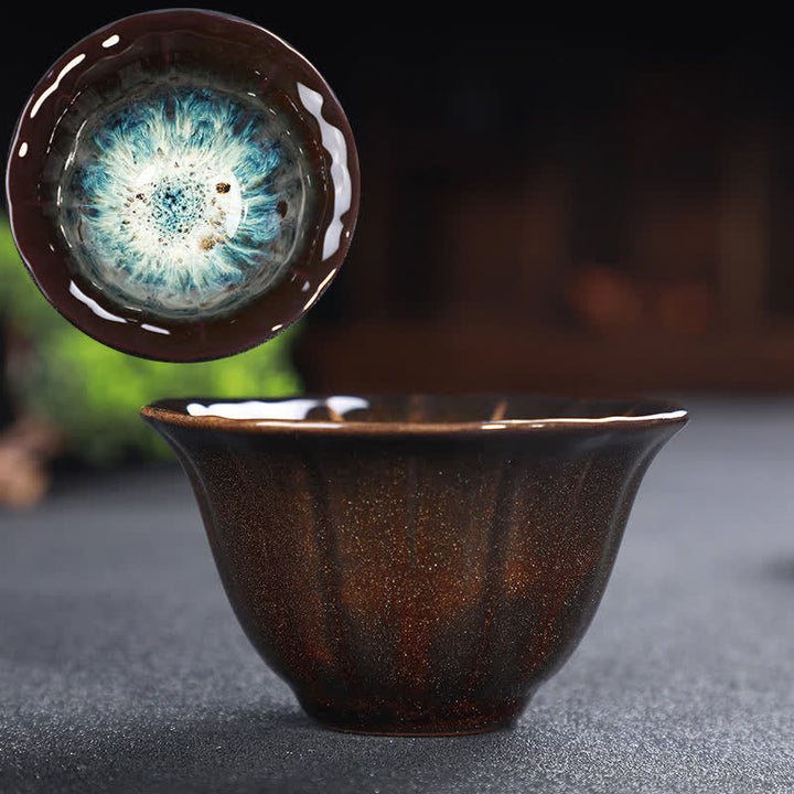 Buddha Stonesカラフル セラミック ティーカップ ホームオフィス ティーカップ - シエナ＆ブルー - image 88