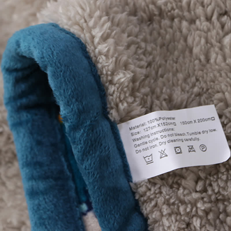 Buddha Stonesの幾何学模様の温かみのあるソフトなベッドスローブランケット - image 20