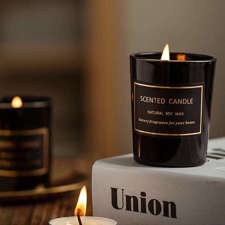 ブルーベルペアフリージアの香りの瞑想と祈りの香りのアロマセラピーソイワックスキャンドル - image 7