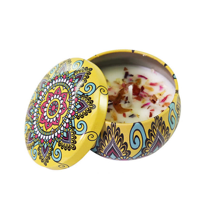 ホワイトティー、ジンジャーフラワー、ラベンダー、クチナシの香りのソイワックスキャンドル。ご家族やご友人へのギフトに。 - 牡丹 - image 34