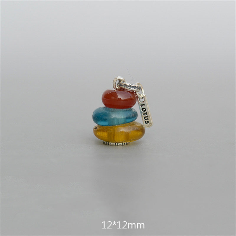 Buddha Stones禅ケアン ラブラドライト 各種クリスタル 落ち着いたペンダントネックレス