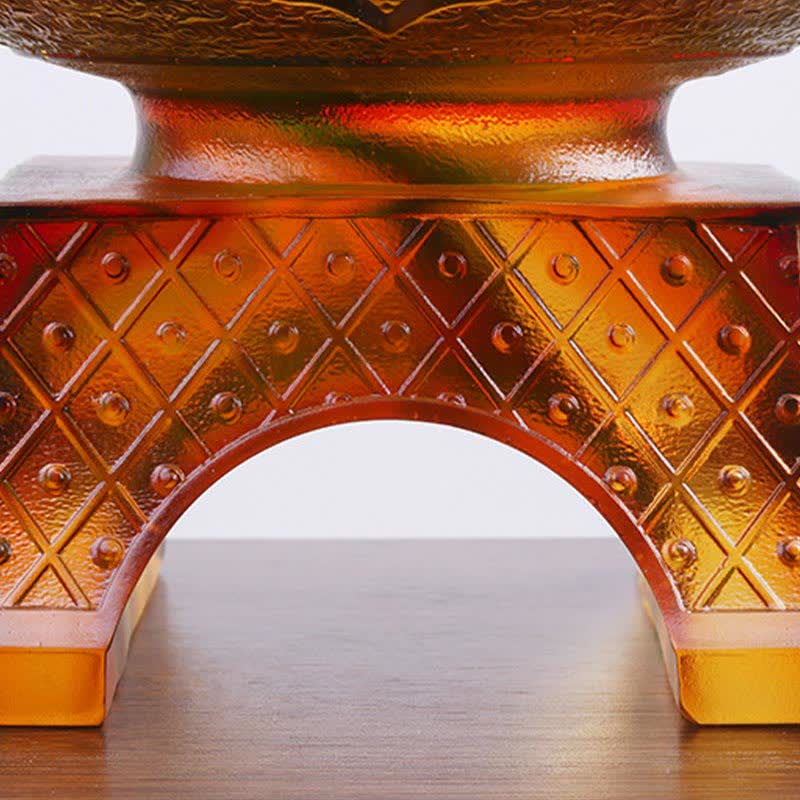 手作りのLiuliクリスタルPiXiu宝ボウルアートピースホームデコレーション - image 13