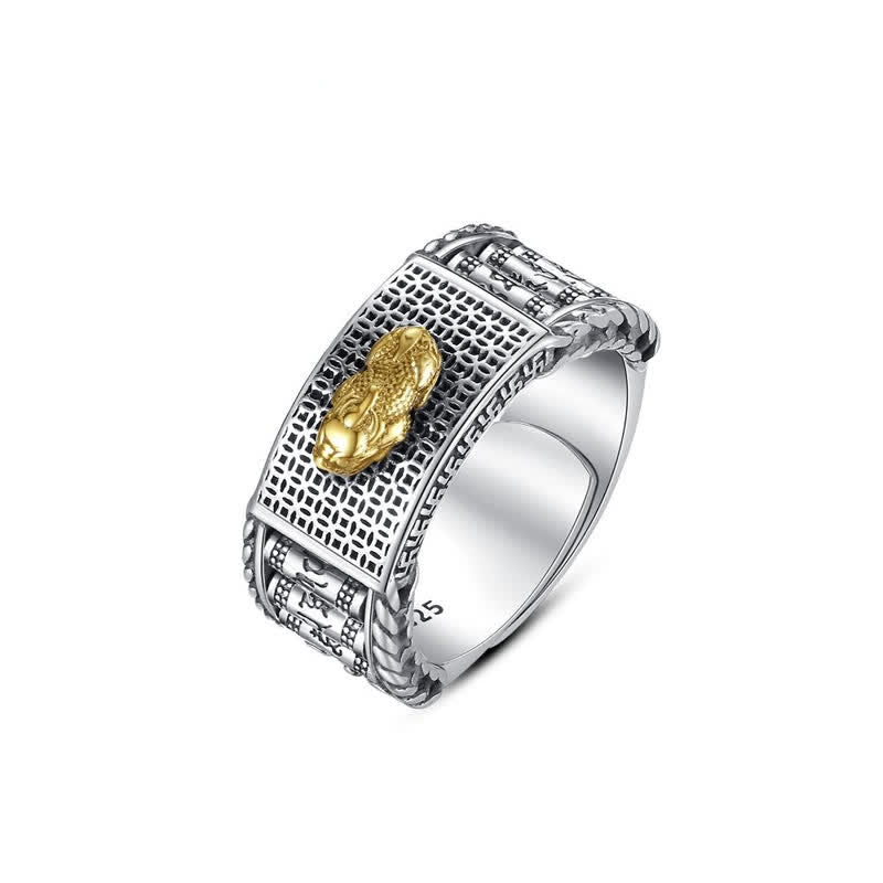 Buddha Stones幸運の風水 貔貅 富の祈りの輪 カップルリング - image 9