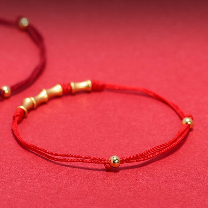 Buddha Stones925 スターリングシルバー 竹デザイン 守護幸運 編み込みブレスレット - image 3