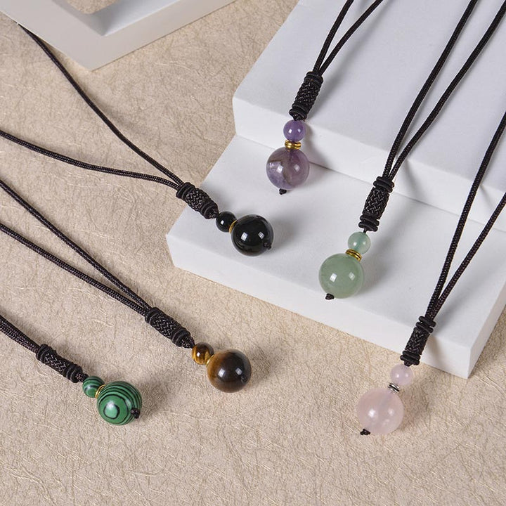 Buddha Stonesチベット翡翠ハーモニーネックレス