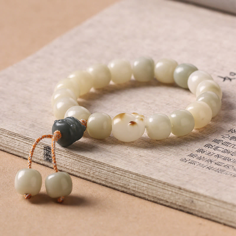 Buddha Stones招き猫 菩提樹 猫の足跡 平和ブレスレット - image 2