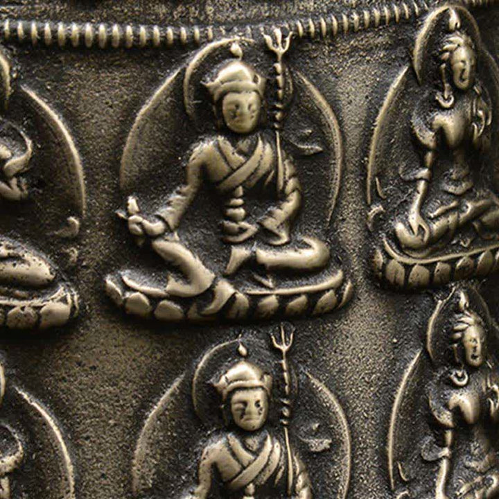 チベット彫刻仏龍風鈴銅製幸運壁掛け装飾 - image 6