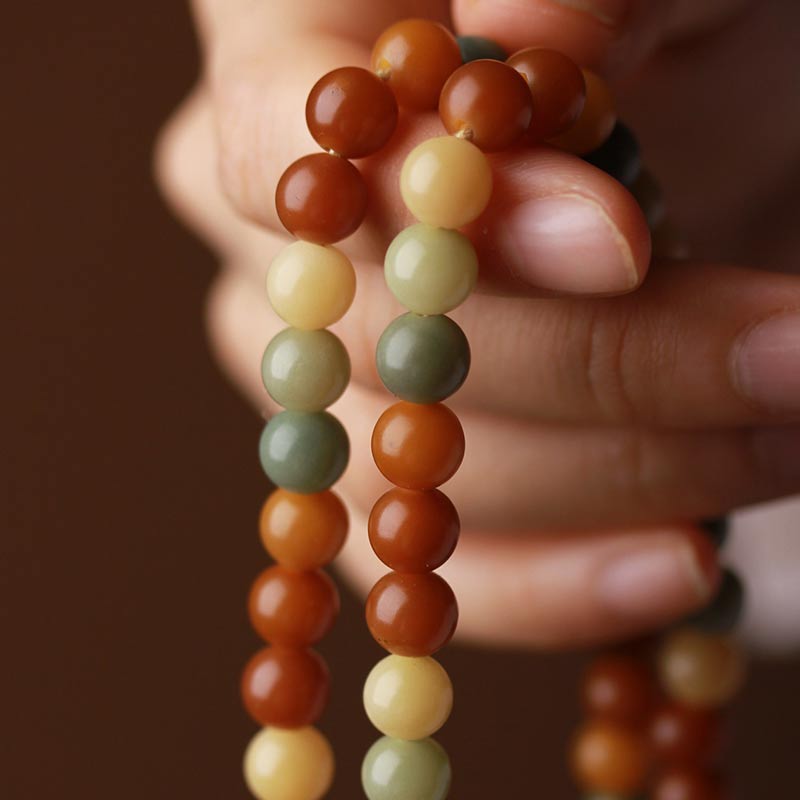 Buddha Stonesの種Mala調和の知恵ブレスレット