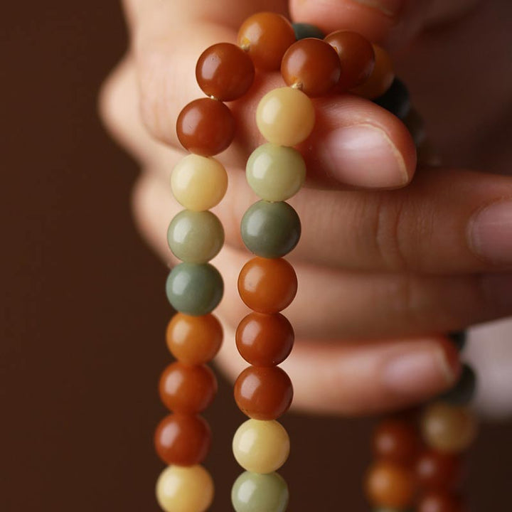 Buddha Stonesの種Mala調和の知恵ブレスレット
