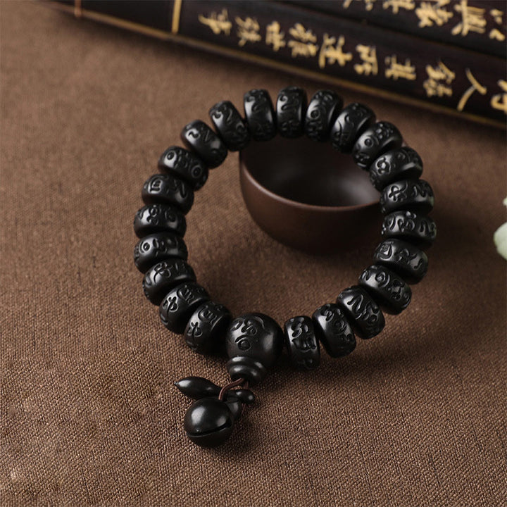 Buddha Stones チベット雷木 守護お守りブレスレット