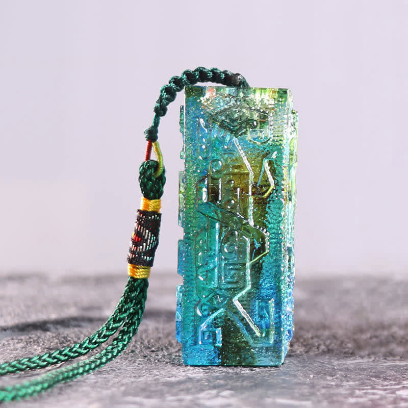 風水手作りLiuliクリスタルアートピースホームオフィス装飾 - image 0