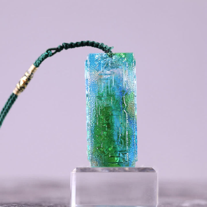 風水手作りLiuliクリスタルアートピースホームオフィス装飾