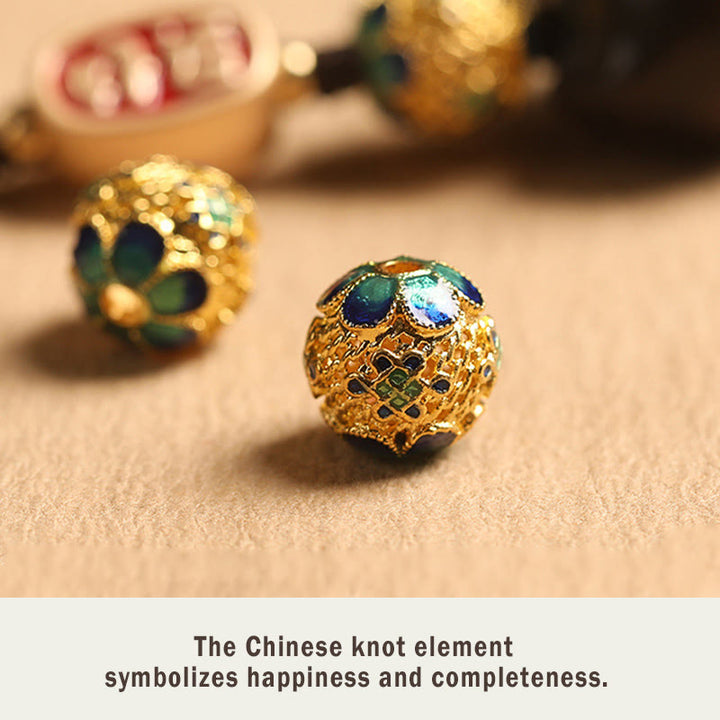 Buddha Stones黒檀の良い雲 平和 キーホルダー 携帯電話 吊り下げ装飾 - image 15