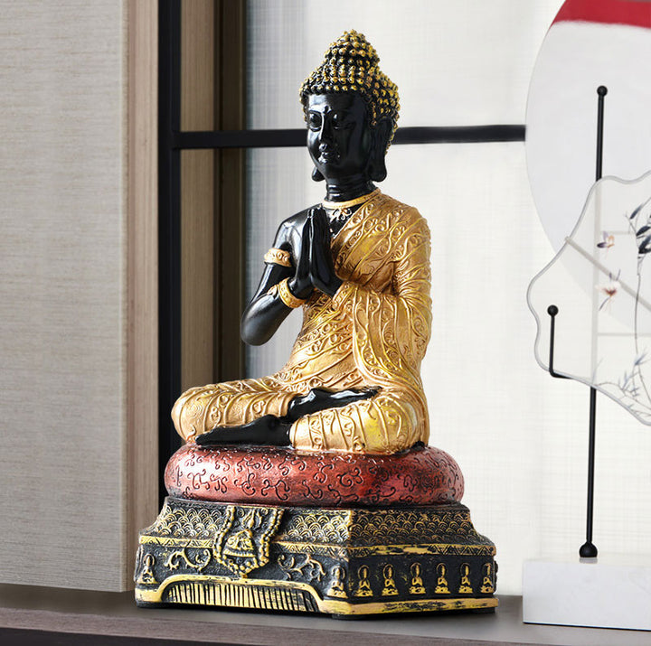 Buddha Stones仏陀慈悲の樹脂像装飾