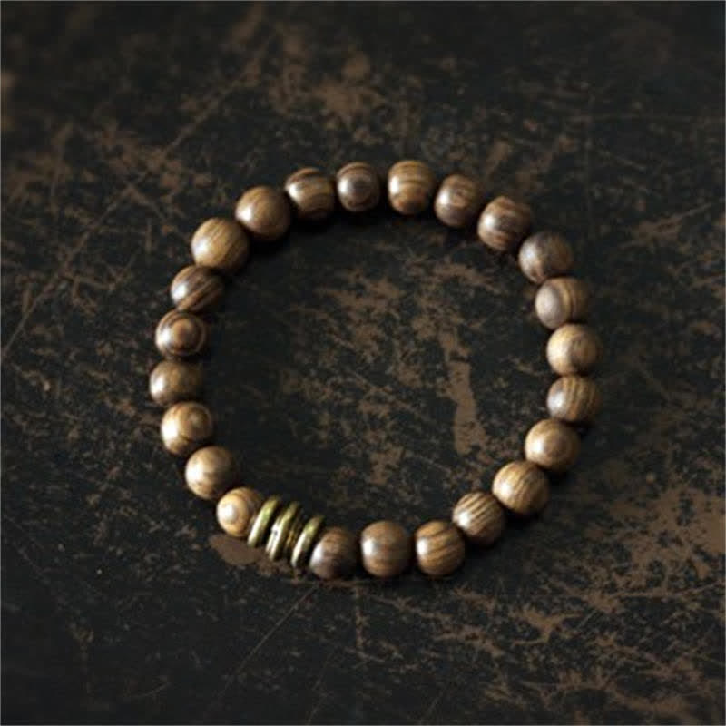 Buddha Stonesチベットサンダルウッド守護ブレスレット - image 3