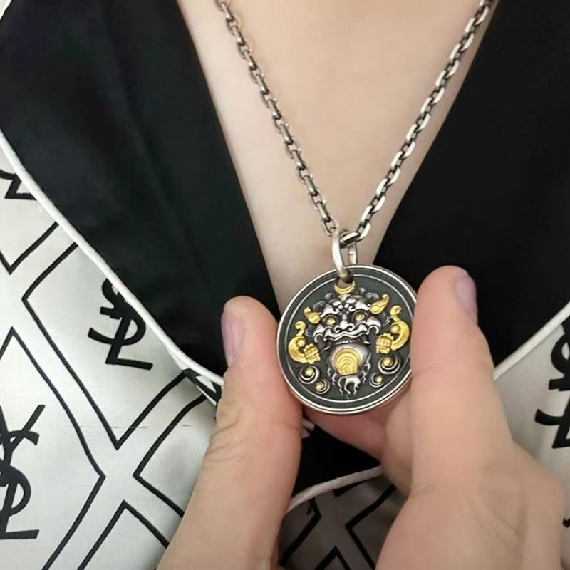 Buddha Stonesチベットキルティムカお守りヒーリングネックレスペンダント