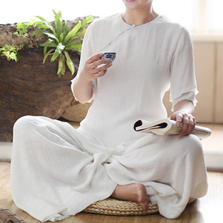 Buddha Stonesヴィンテージ ヨガ 禅 祈り スピリチュアル 瞑想 練習 無地 衣類 レディース セット - image 14