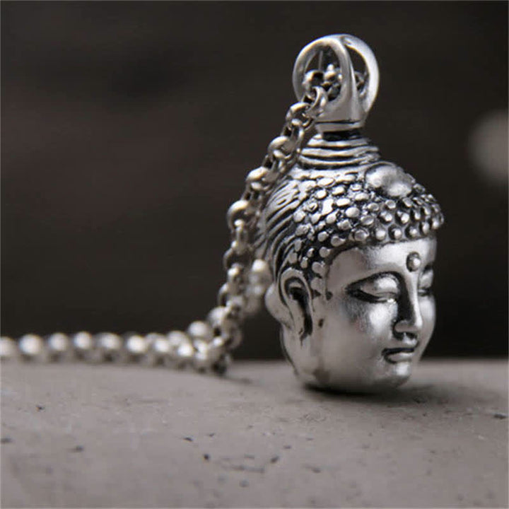Buddha Stones999スターリングシルバー ブッダ デーモン セレニティ ネックレス ペンダント - image 2