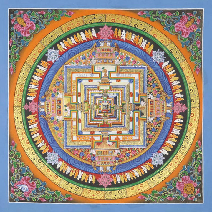 Buddha Stonesチベットタンカ画 祝福 手作り装飾